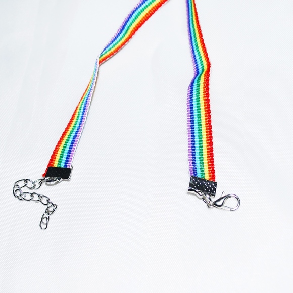 'Pride' Bundle (Bandana, Necklace, Choker) 💜❤️💛 - Picture 6 of 8